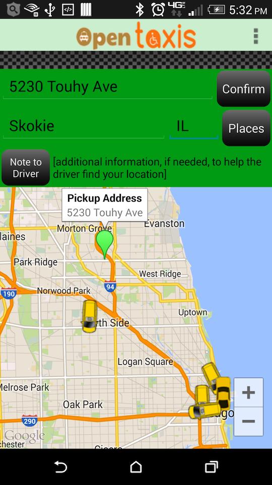 Open Taxis Chicago