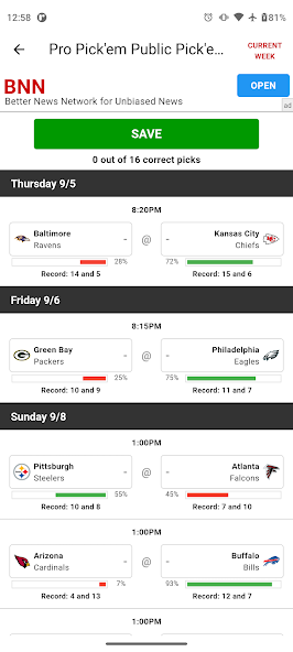Pro Pick'em