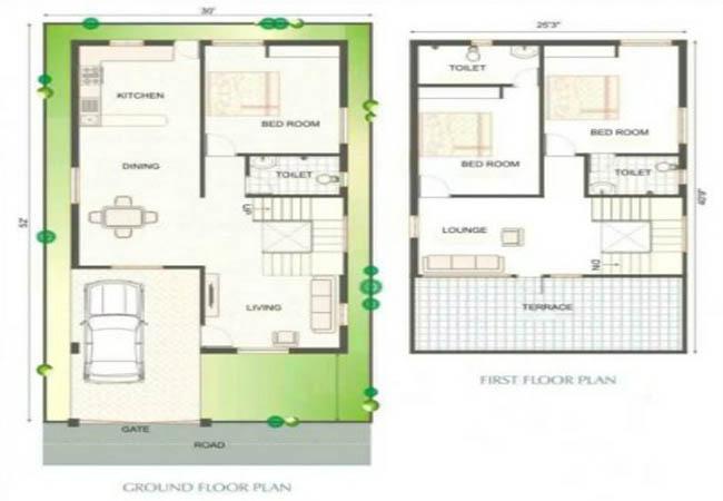 Simple Blueprint House and plans