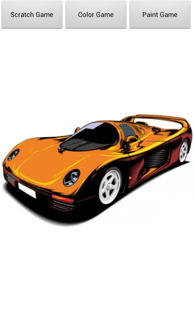Car Scratch Game for Kids Free