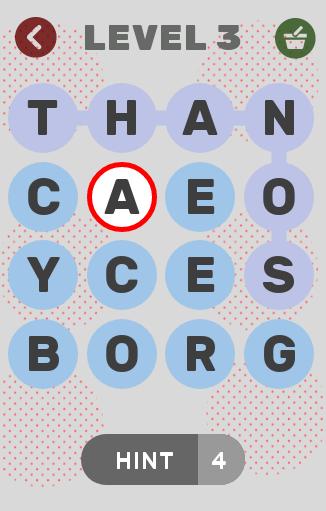 Emotion word puzzle