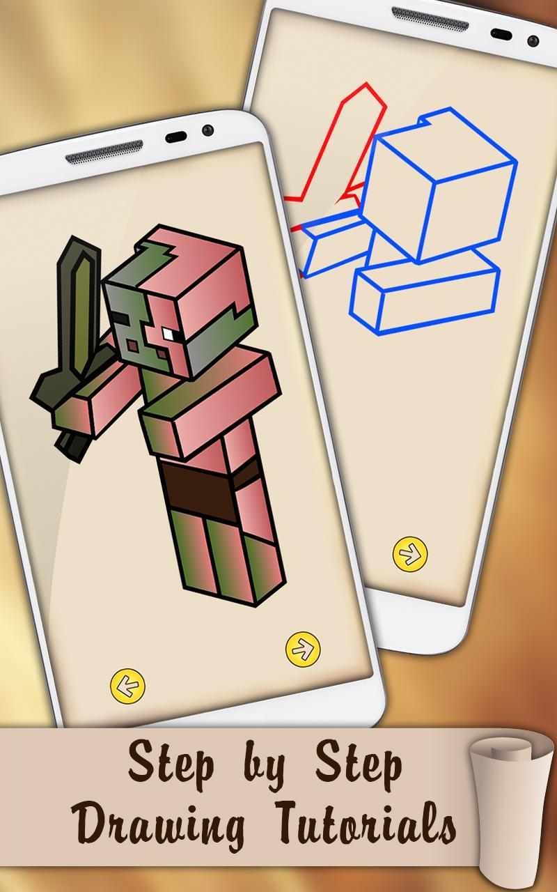 Draw Amazing Minecraft World
