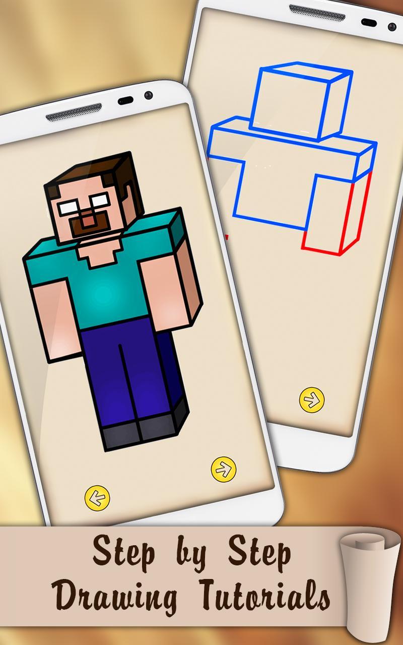 Draw Amazing Minecraft World