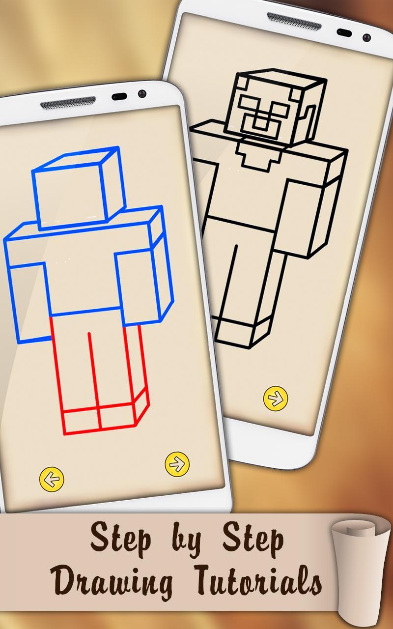 Draw Amazing Minecraft World