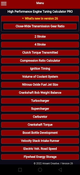 Engine Tuning Calculator PRO