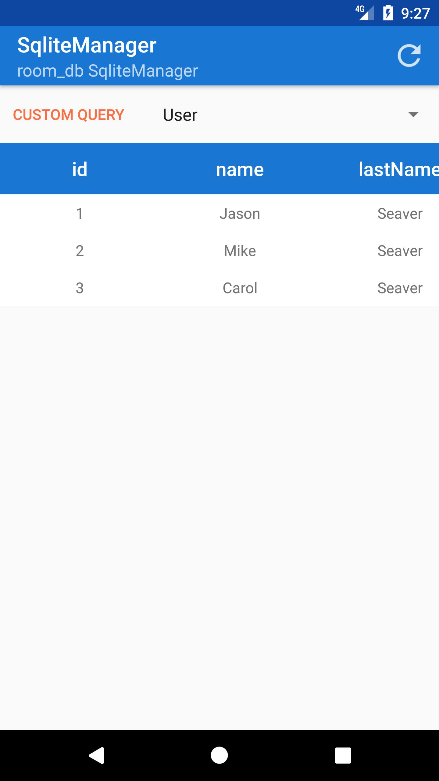 Sqlite Manager Library