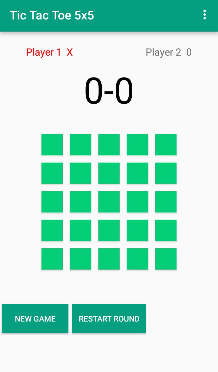Tic-Tac-Toe  5x5