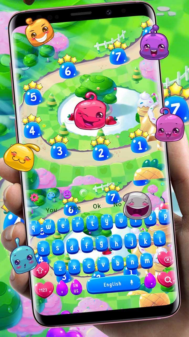 Sweet Cute Candy Keyboard Theme