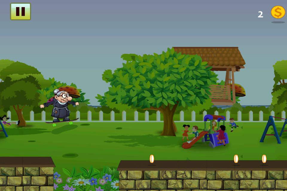 Crazy Granny Skate Run