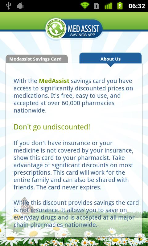 Meds, Medication Discount Card
