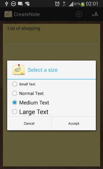 CreateNote