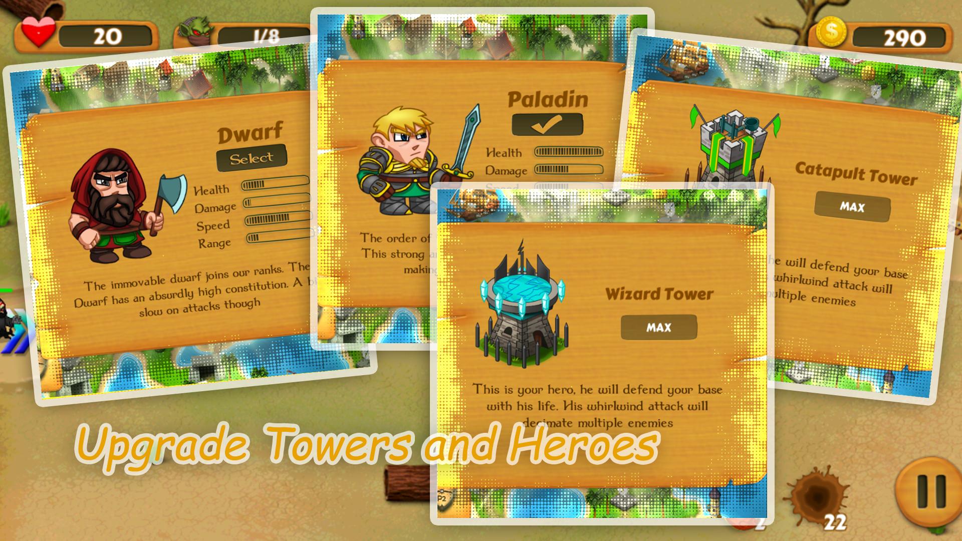 Heroes TD: Fantasy Wars