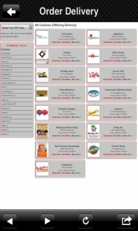 CDA Food Delivery