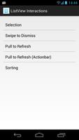 ListView Interactions