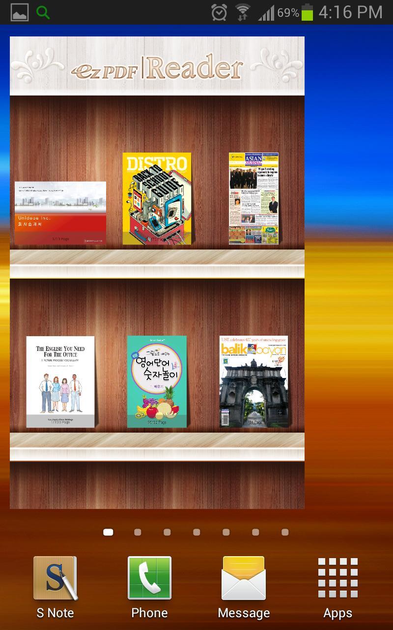 ezPDF Reader Widgets