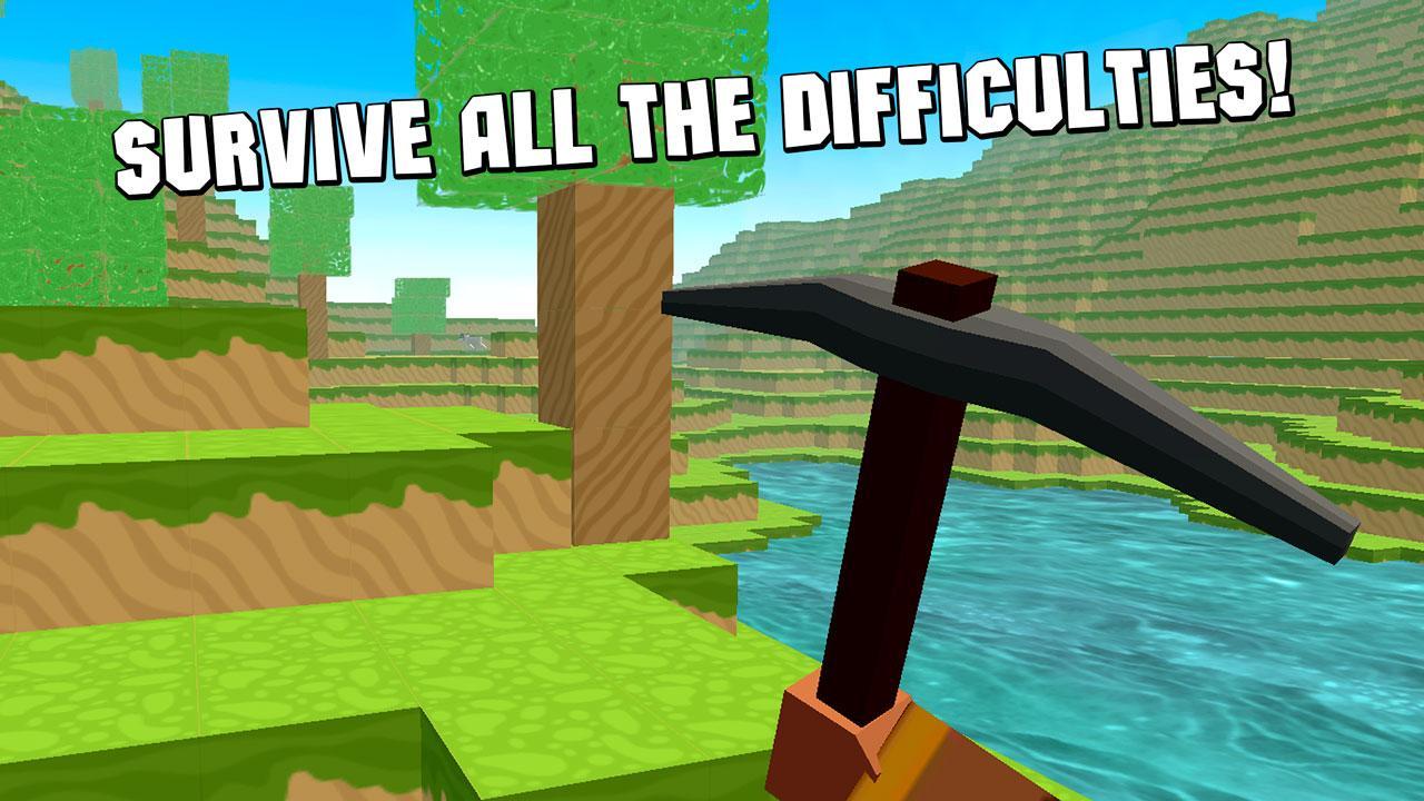 Cube World Survival Simulator