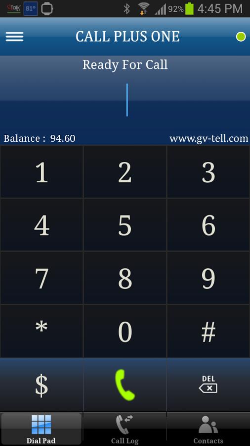 Call Plus One