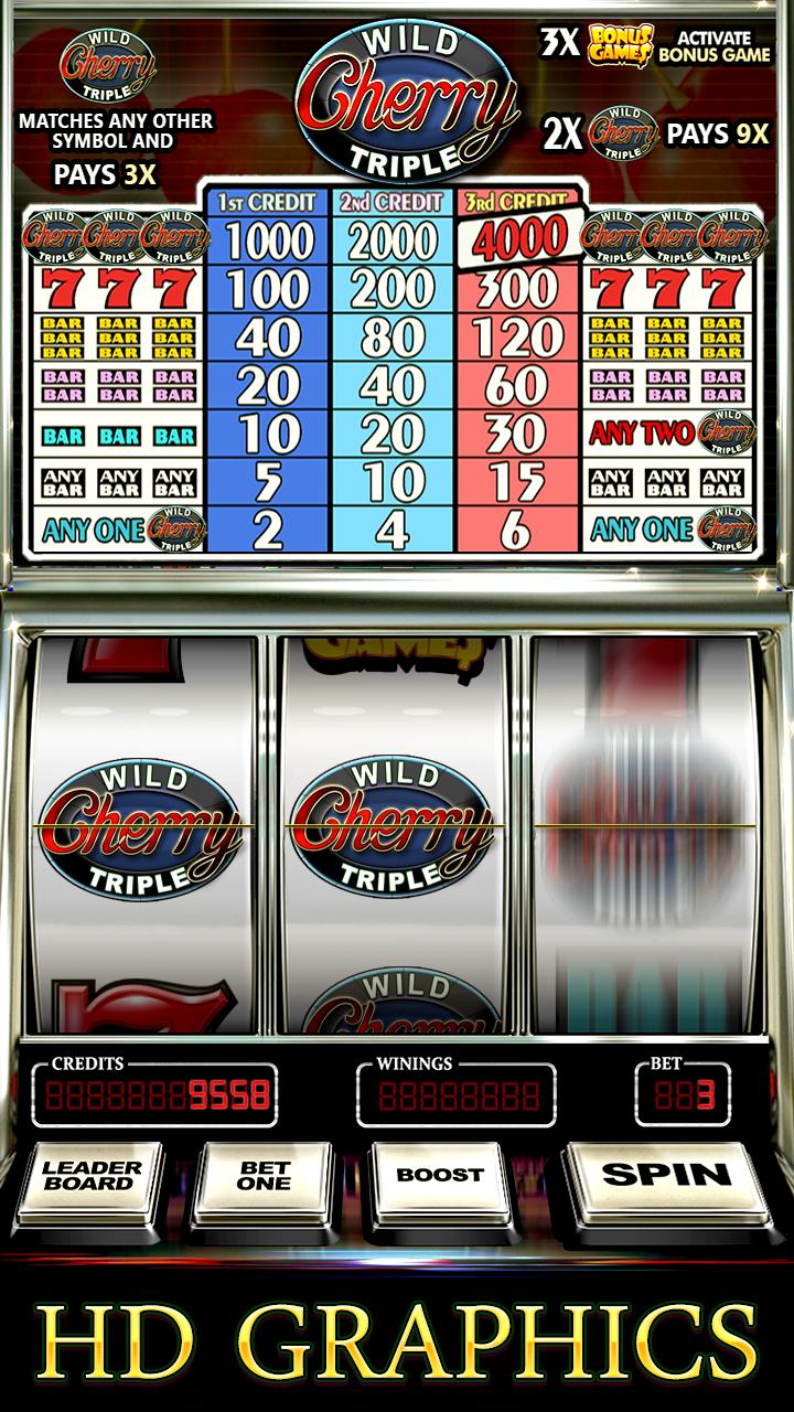 Wild Triple Cherry Slots Free