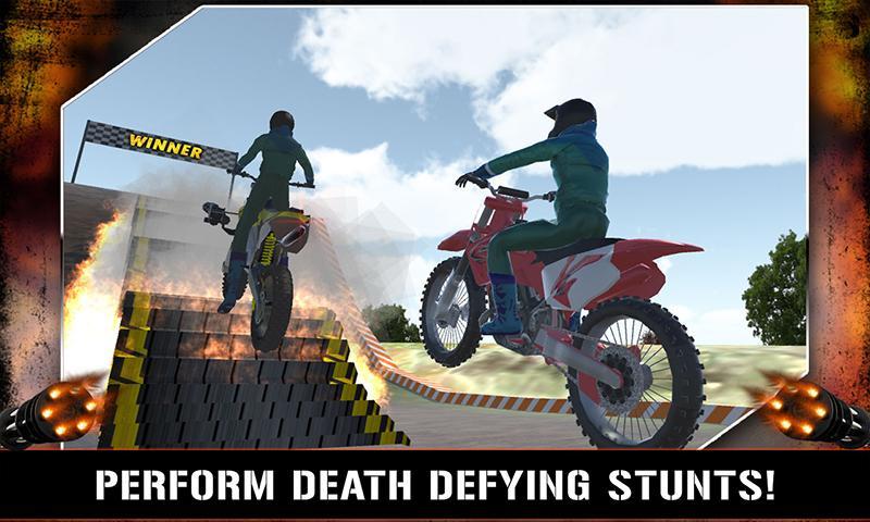 Dirt Bike Race Wars Stunt 3D