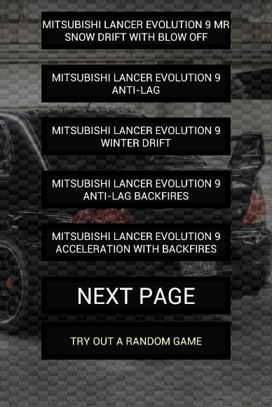 Engine sounds of Evo 9 IX