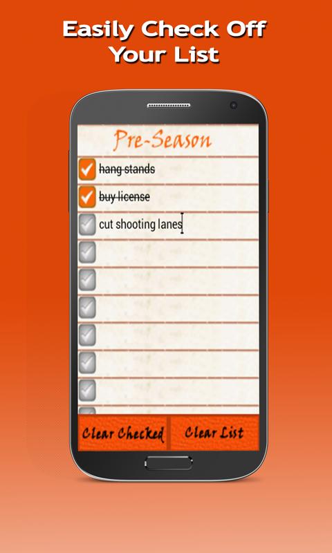 Hunting Planner