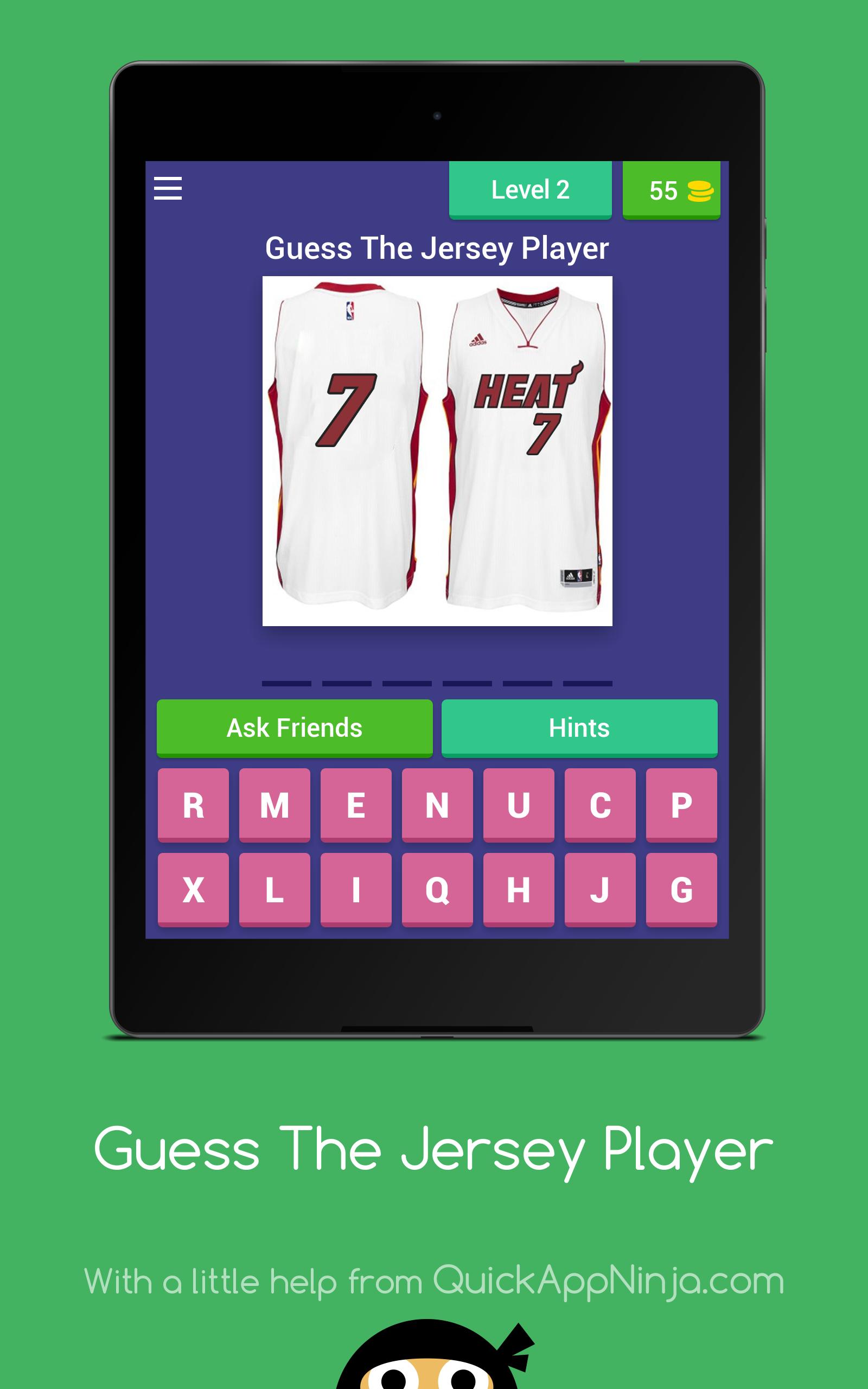 Guess The Jersey Player