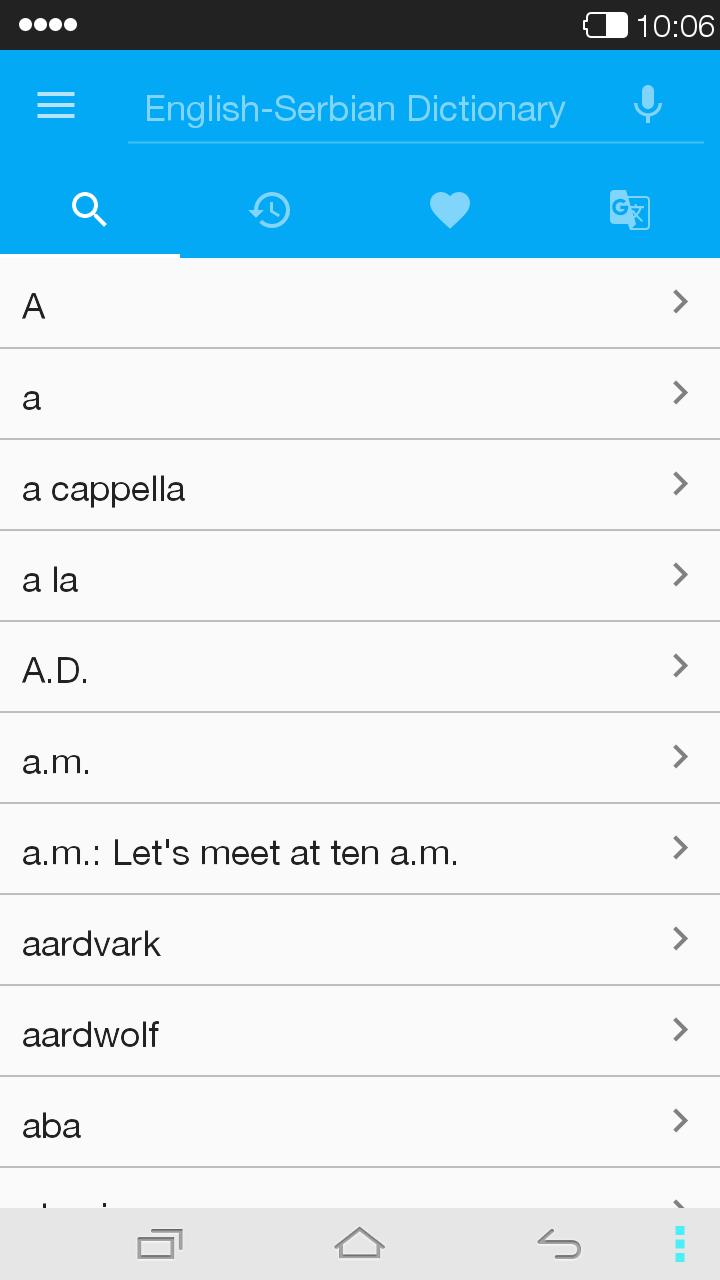 English<->Serbian Dictionary