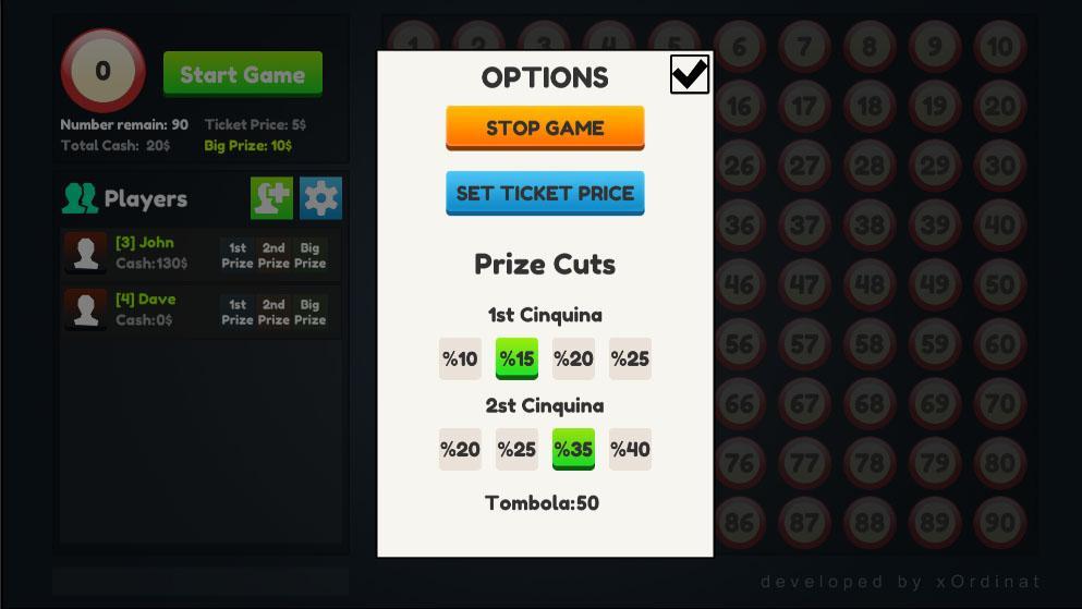 Tombola Manager