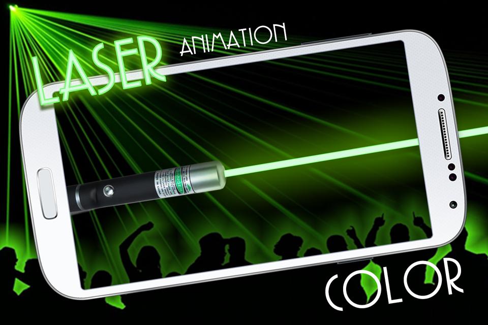Simulator laser animation