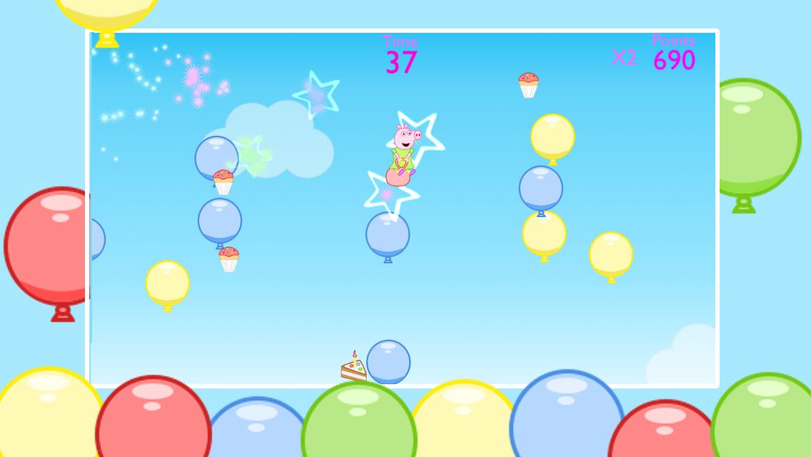 Rosie The Pig - Balloon Bounce