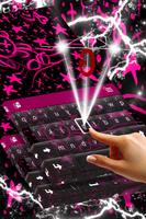 Emo Pink Keyboard Theme