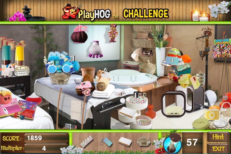 Challenge #85 Day Spa New Free Hidden Object Games