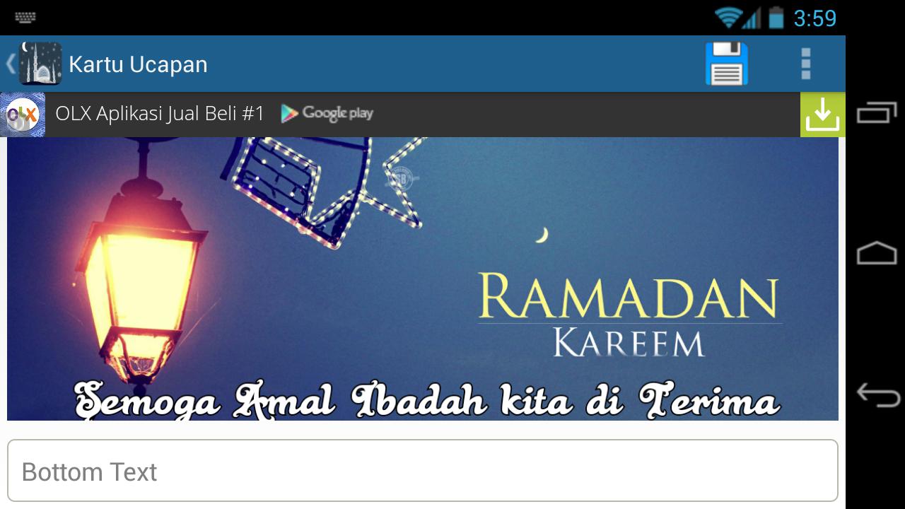 Kartu Ucapan Islami