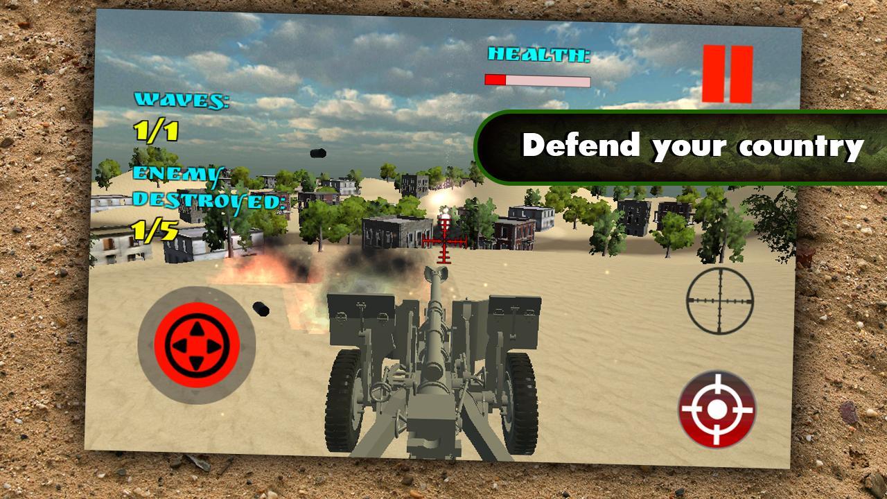 One Solder and Artillery