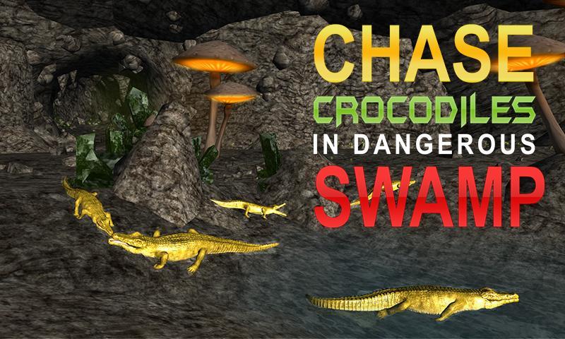 3D Angry Crocodile Hunter Sim