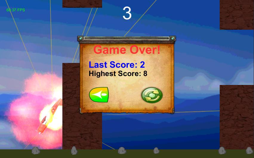 Flappy Thunderbolt Plane