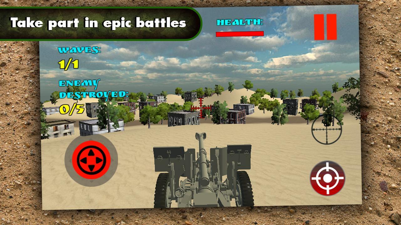 One Solder and Artillery