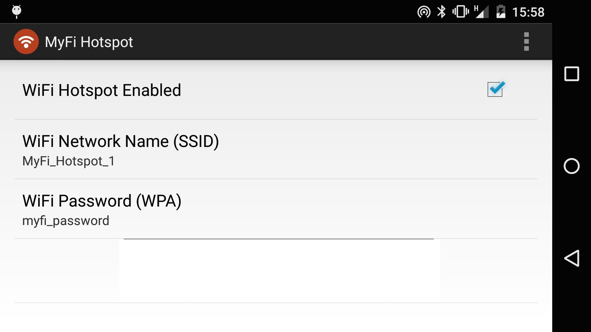 MyFi WiFi Hotspot - NO ROOT