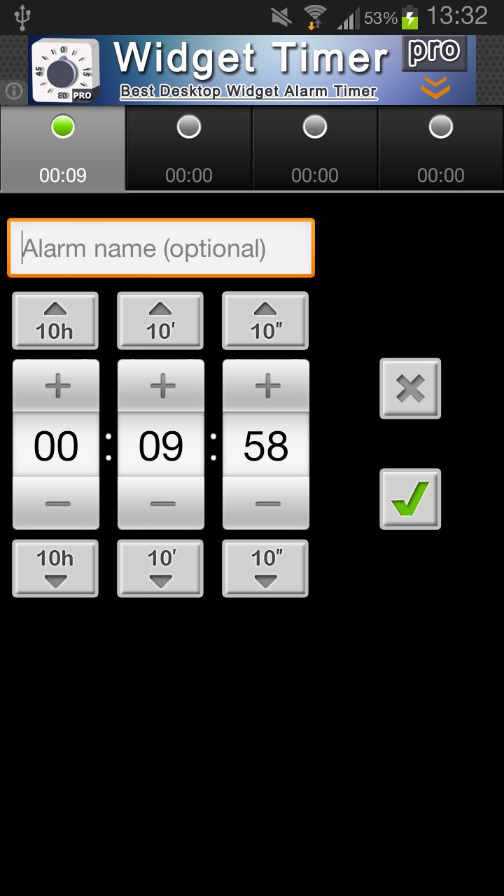 Widget Timer