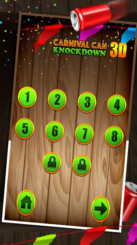 Carnival Can Knockdown 3D