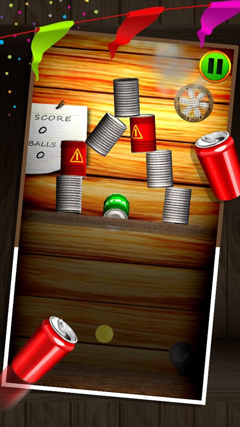 Carnival Can Knockdown 3D