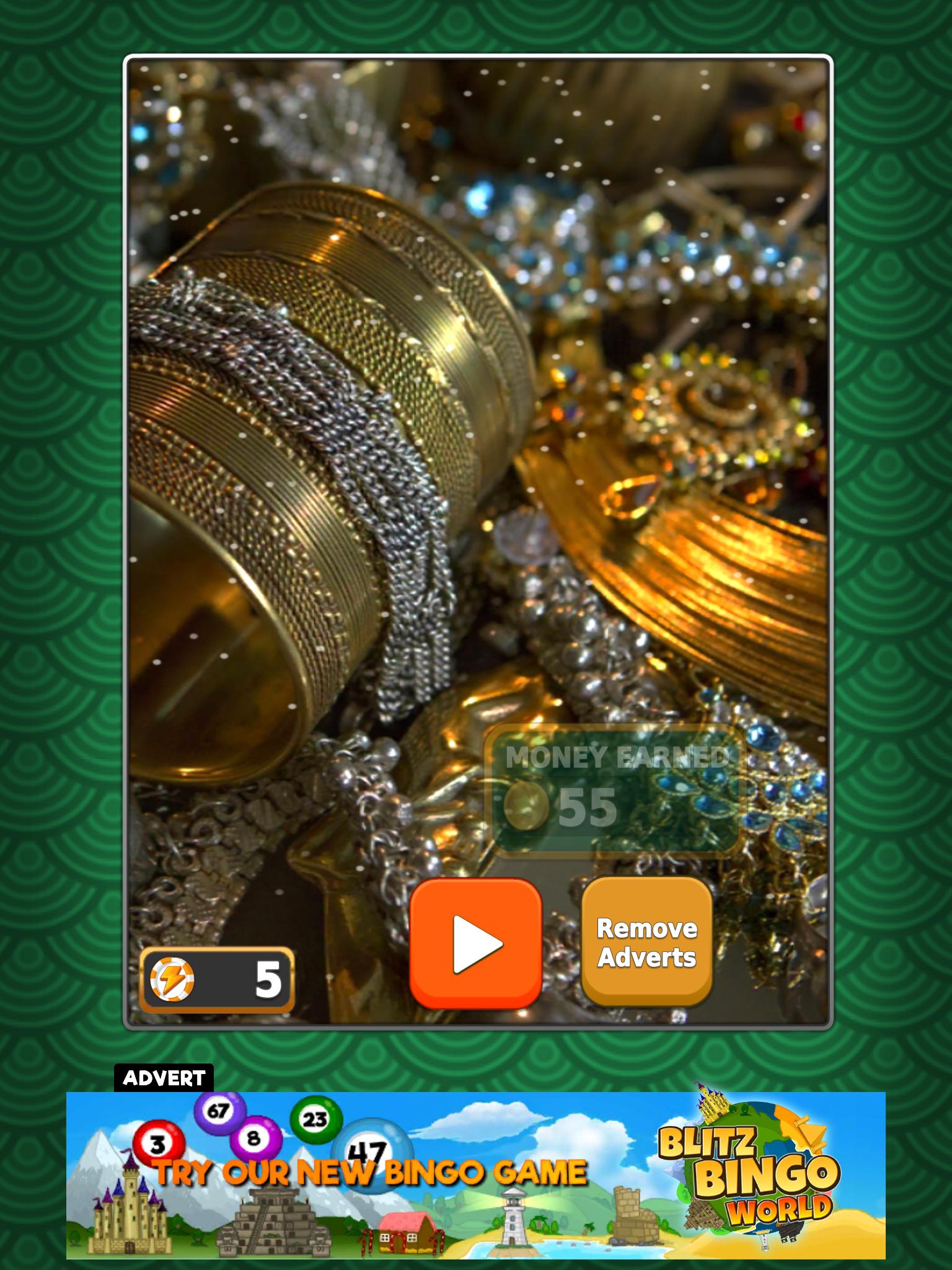 Blitz Bingo - World Treasures