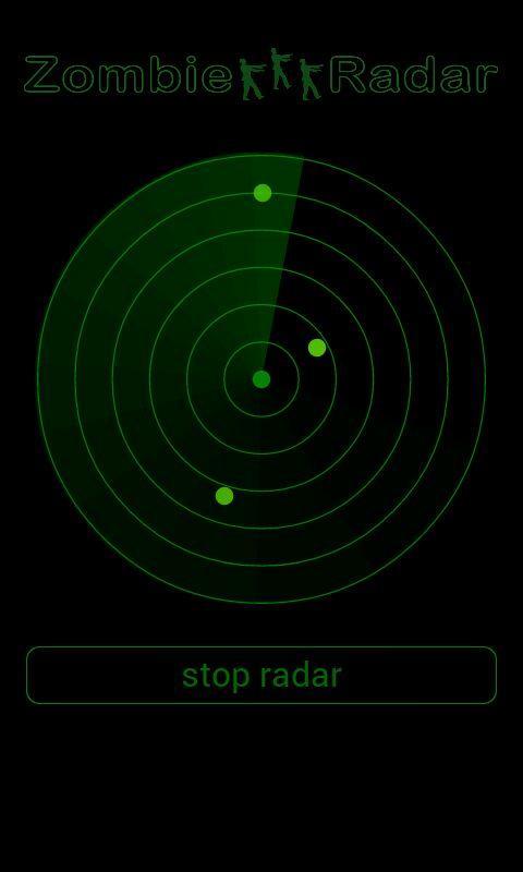 Zombie Radar Simulation