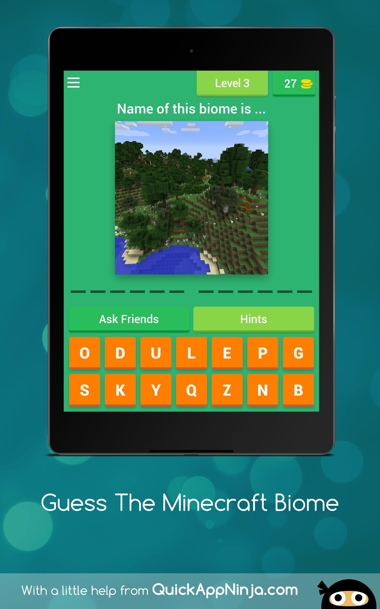 Guess The Minecraft Biome