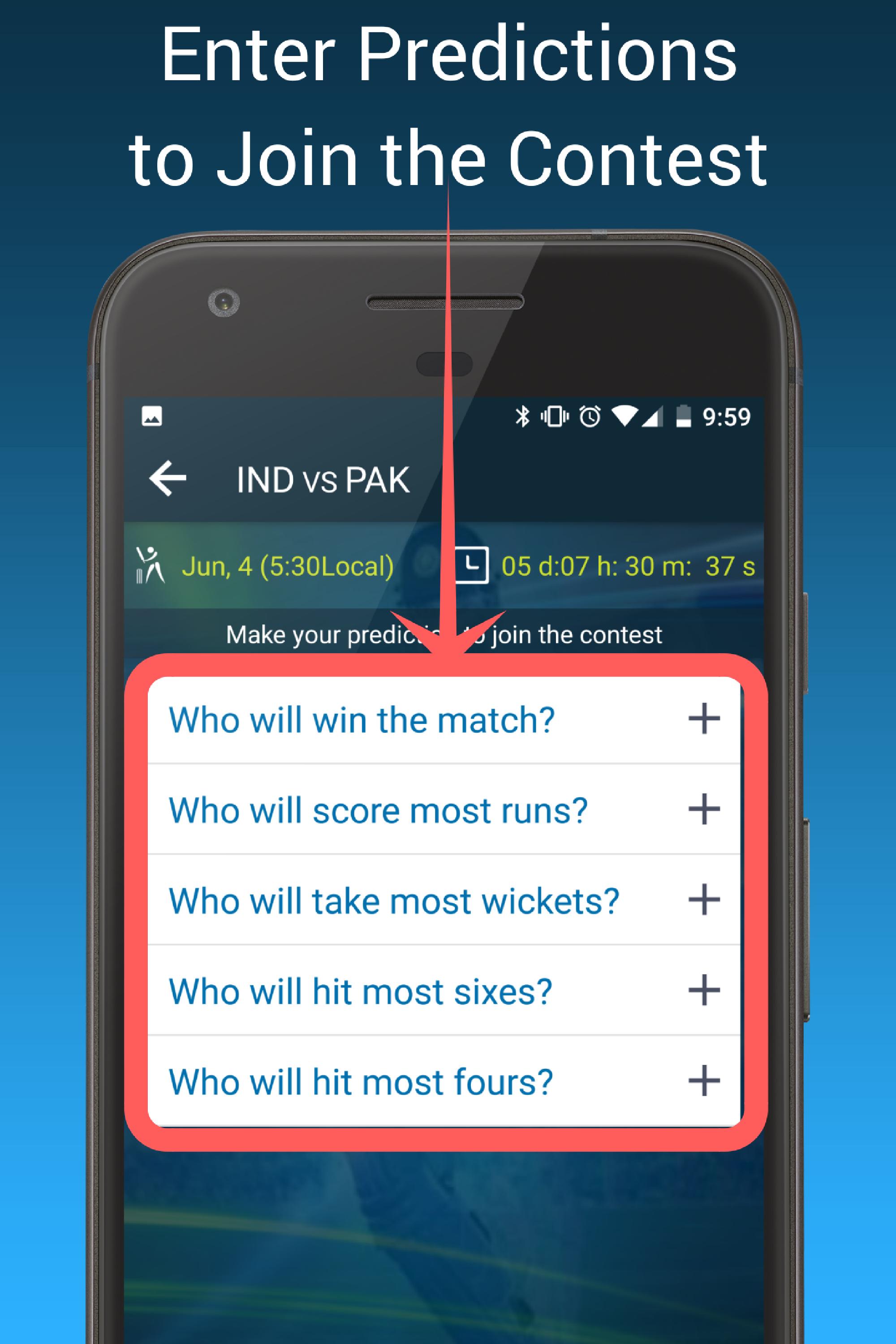 Cricket Predictor - Today Cricket Match Prediction