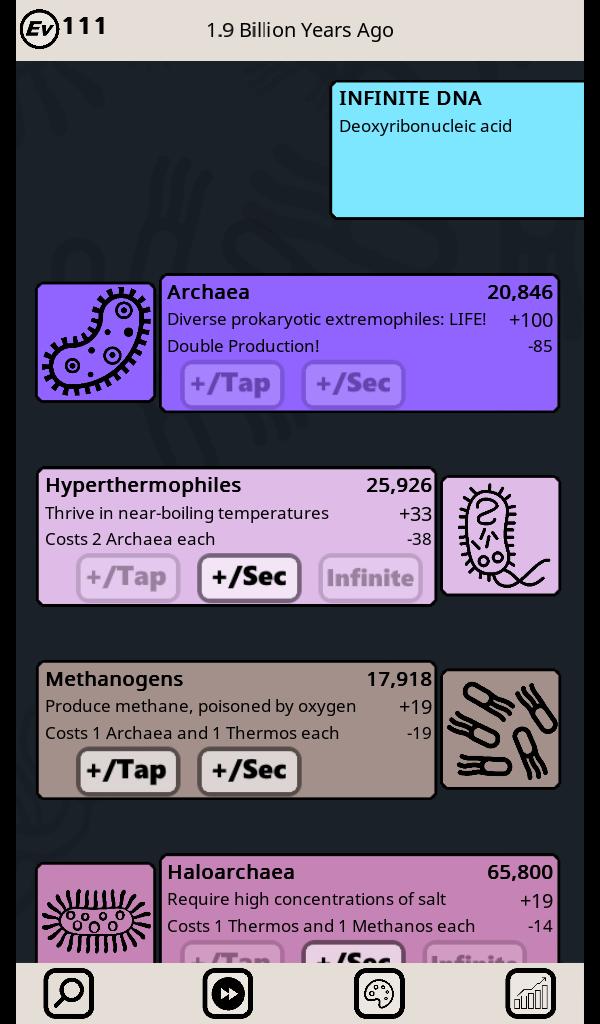 Life Incremental Evolution Clicker