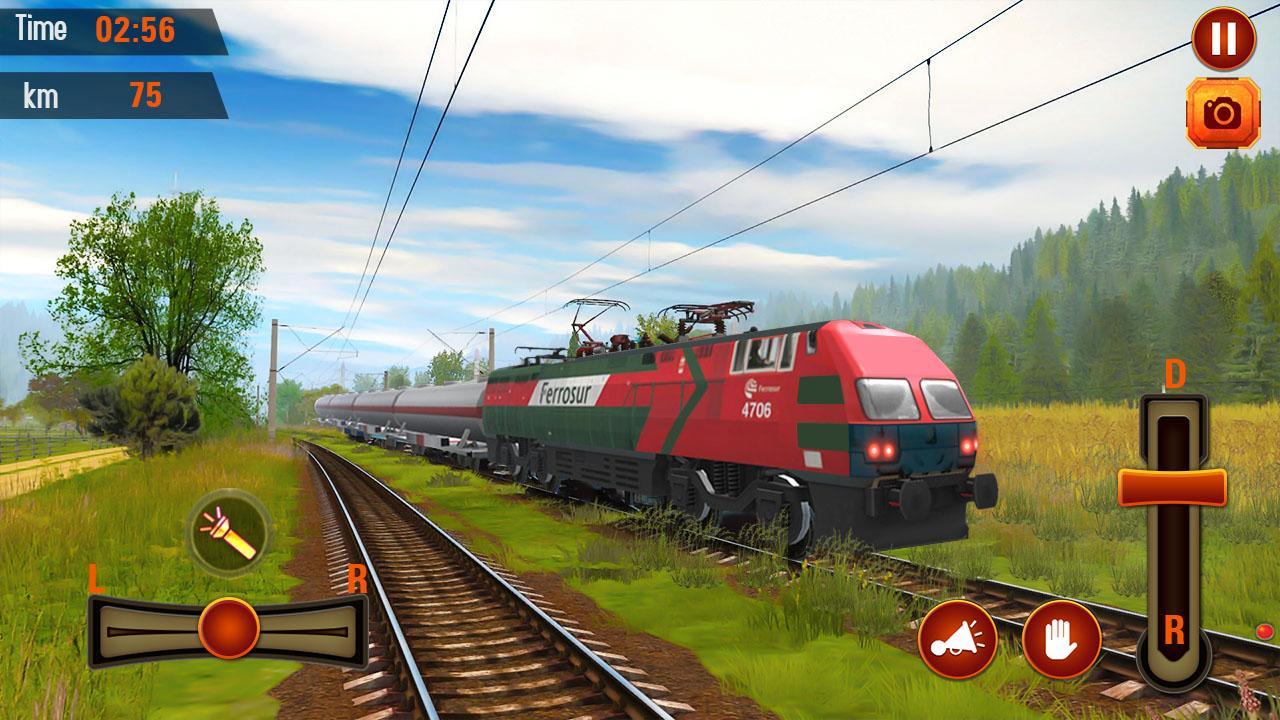 Oil Train Driving Games: Train Sim Games