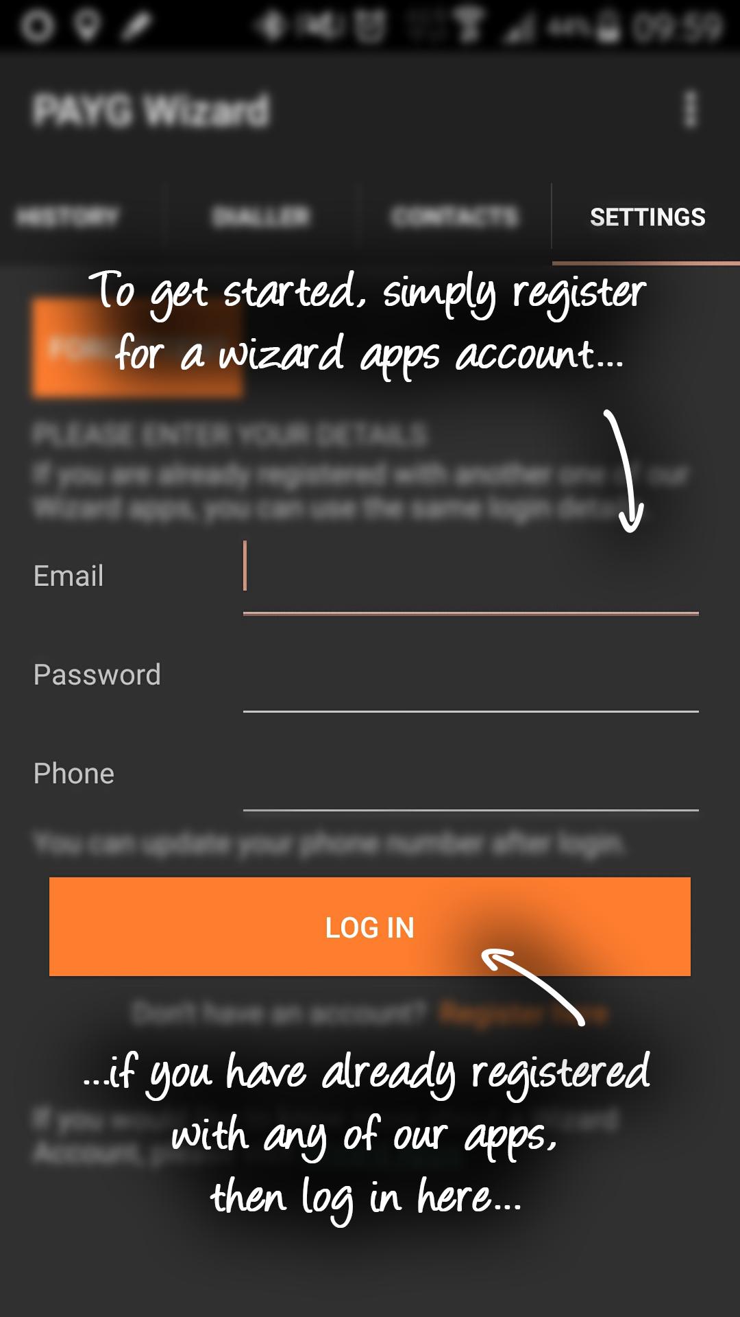 PAYG Wizard