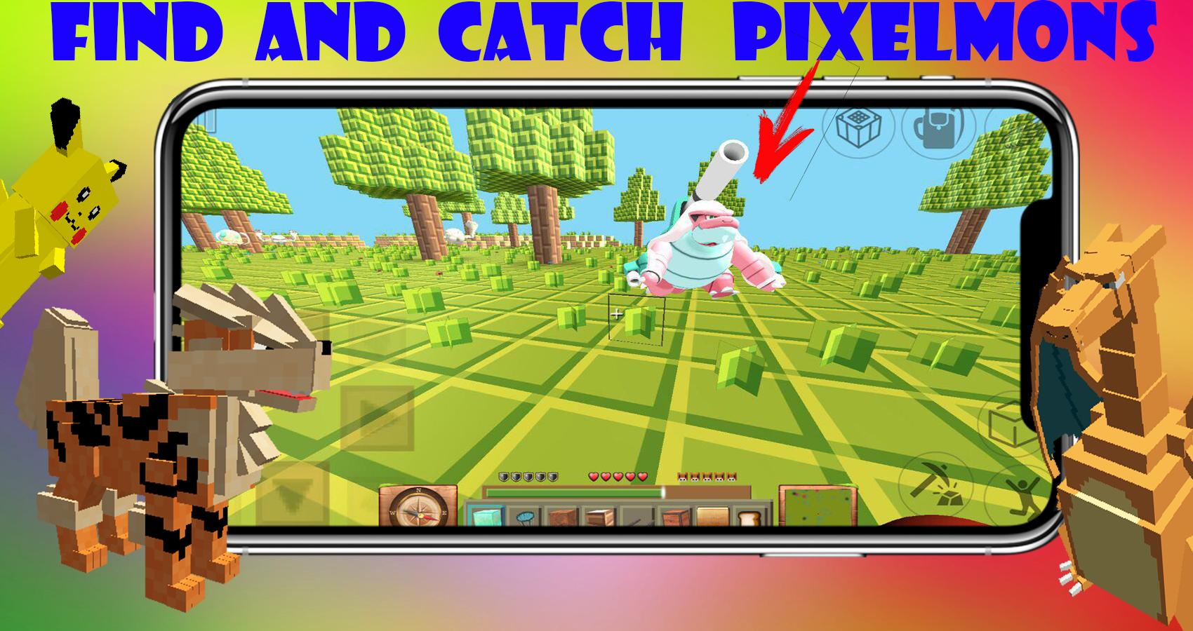 Pixelmon New Generation: GO craft & build Cube mod