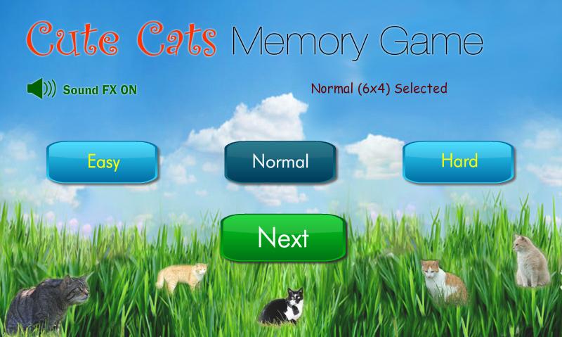 Cute Cats Memory Game 2.0